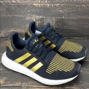 black and gold adidas womens